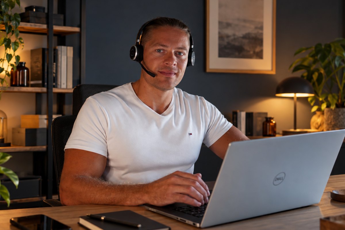 Coach Cedric im Online-Coaching zu Harm Reduction und klar abgegrenzten Spezialthemen