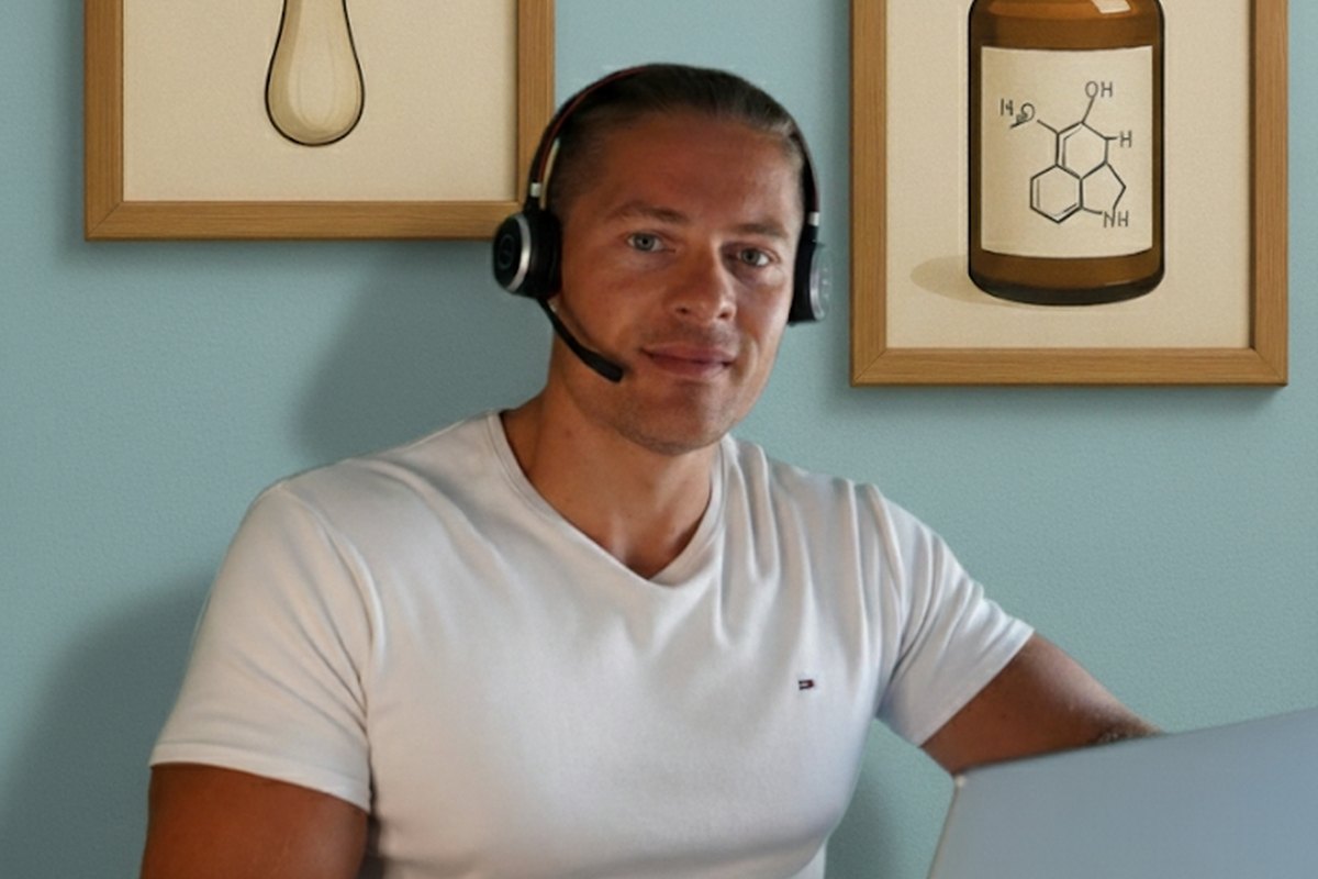 Coach Cedric im Online-Coaching zu Harm Reduction und klar abgegrenzten Spezialthemen