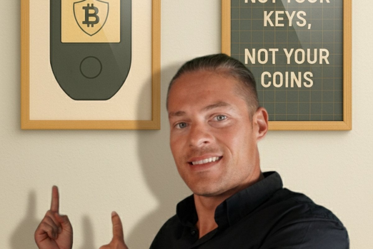 Coach Cedric erklärt Wallet-Sicherheit und Selbstverwahrung